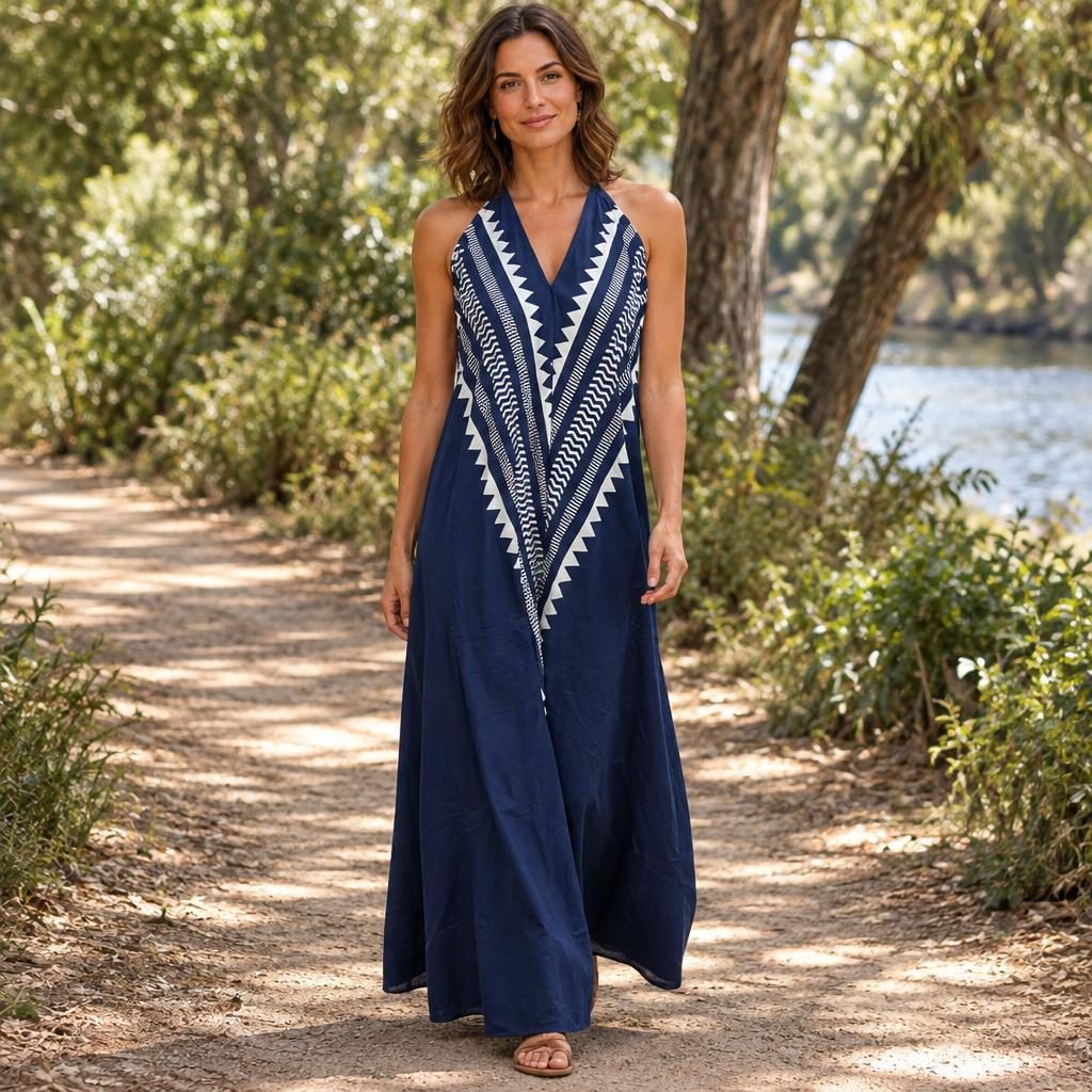 Aztec  Halter  Dress [anookz:c43646c1-33c0-4fd3-a8f5-2763631dad59]