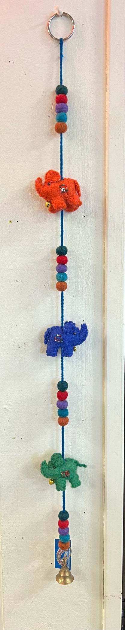 Felt Elephant Mobile