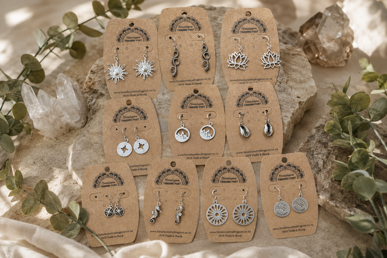 Sterling Silver Earrings Med