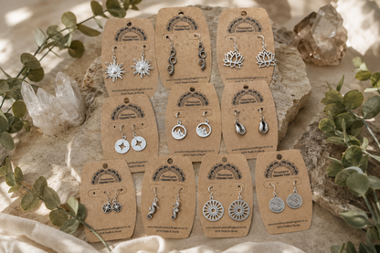 Sterling Silver Earrings Med