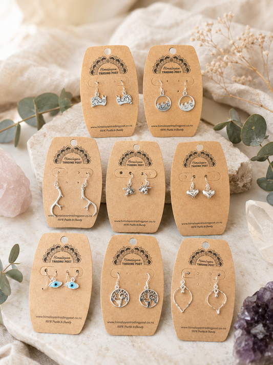 Sterling Silver Earrings Med 2