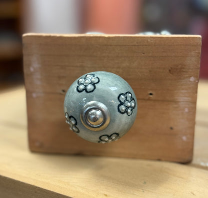 Ceramic Knob Grey
