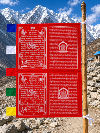 Tibetan Flags Vertical 1mtr x 60cm