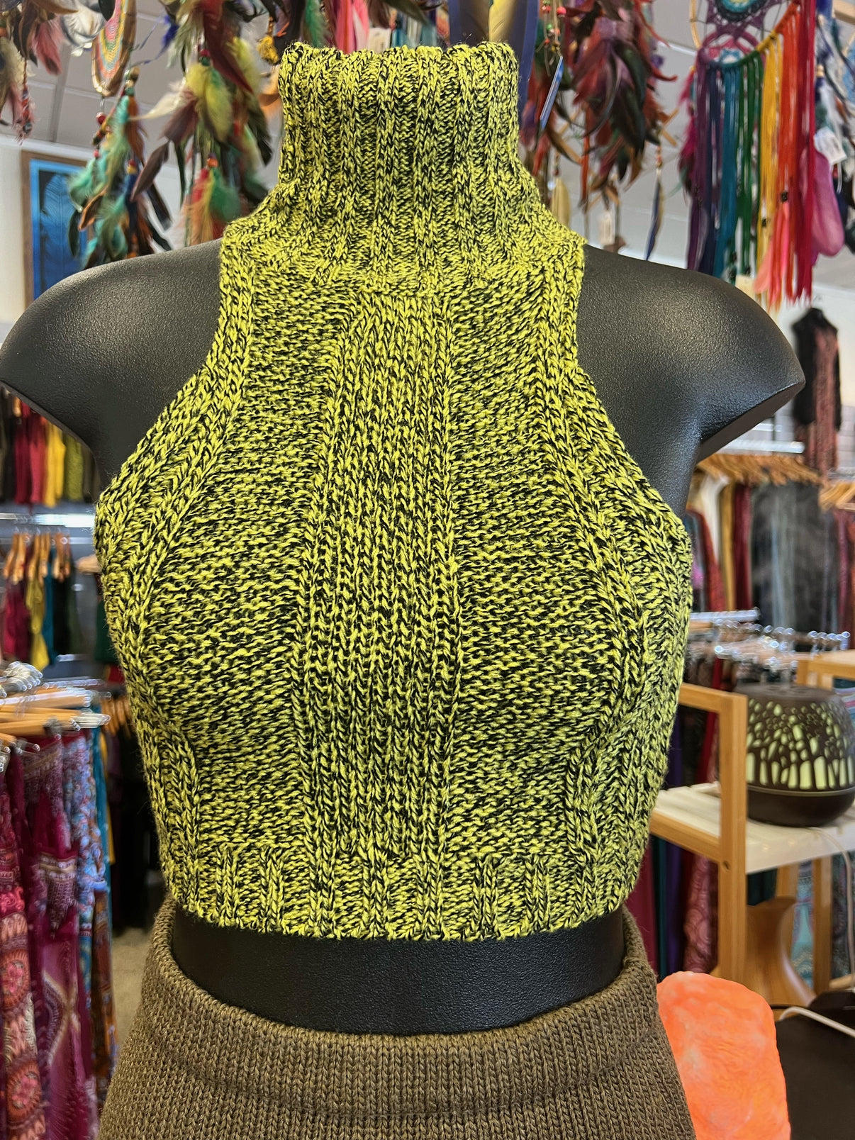 Wild Knit Crop Top Himalayan Trading Post Ltd