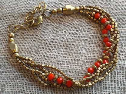 Brass Shimmer Bracelet/Anklet