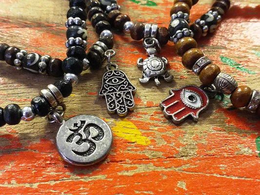 Bead and Amulet Bracelet