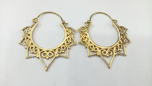 Calista Brass Earring
