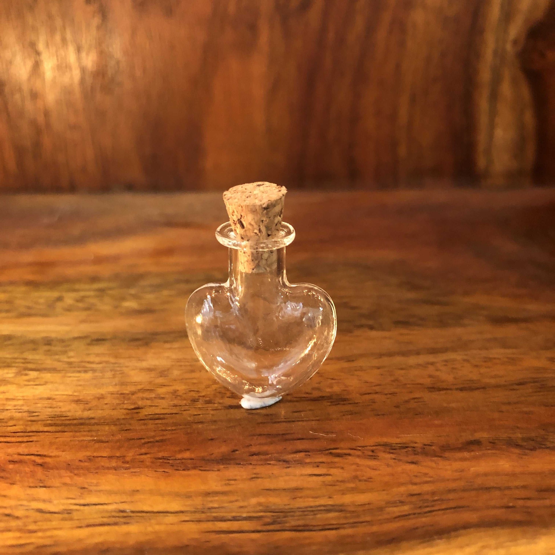 Heart Glass Bottle