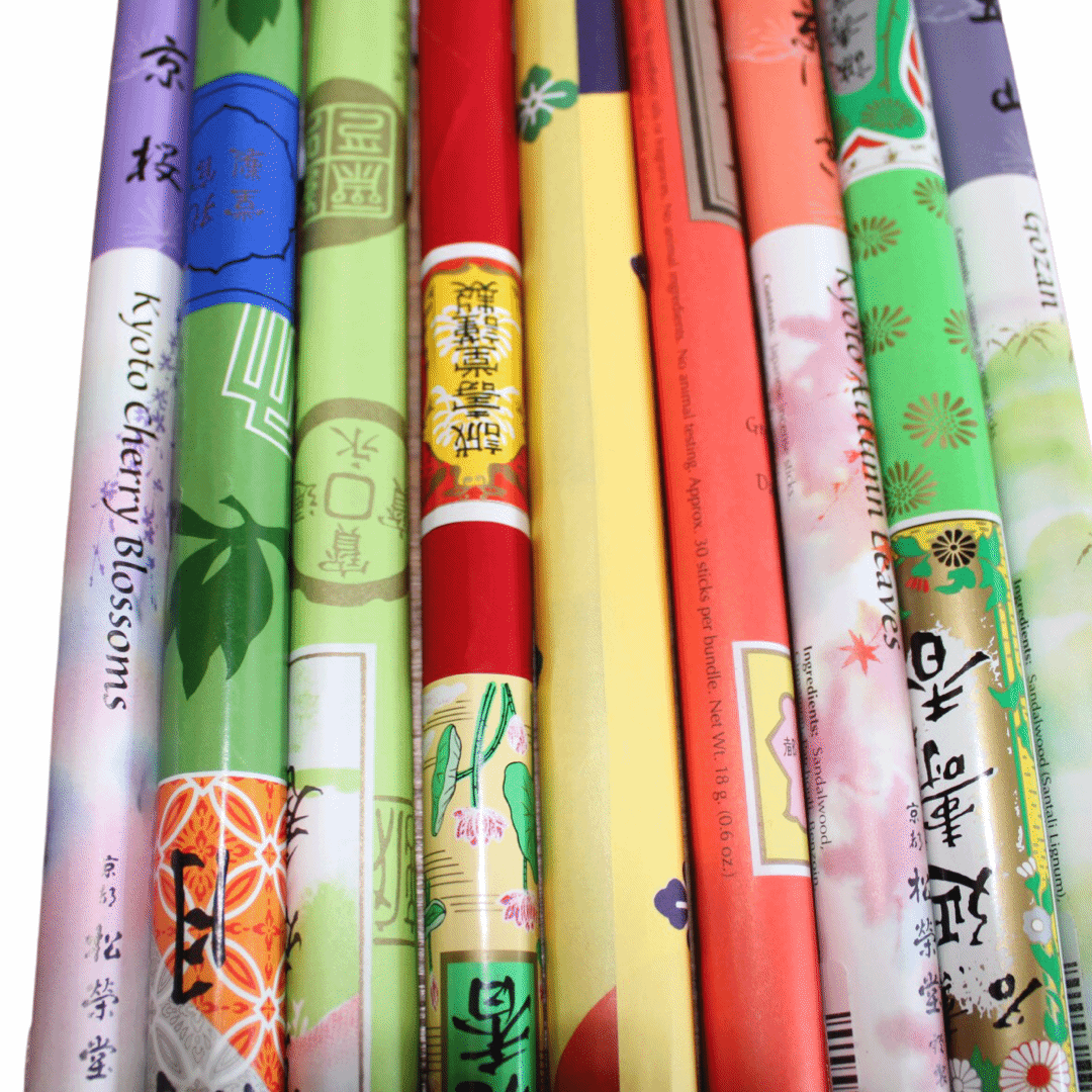 Traditional Roll Japanese Incense -10 Scents