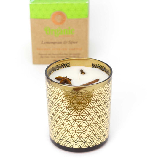 Smudge Scented Candle Lemongrass & Spice