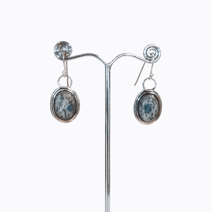 Skardu K2 Jasper Oval Earrings