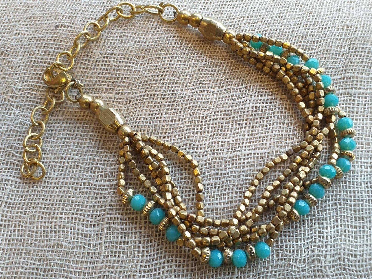 Brass Shimmer Bracelet/Anklet