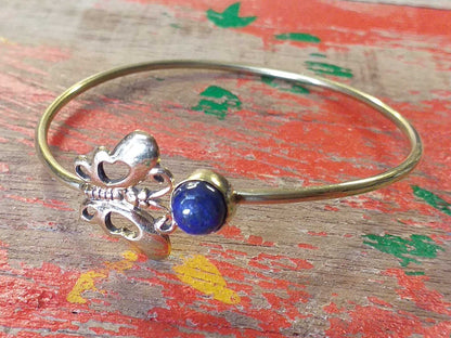 Butterfly Stone Bangle