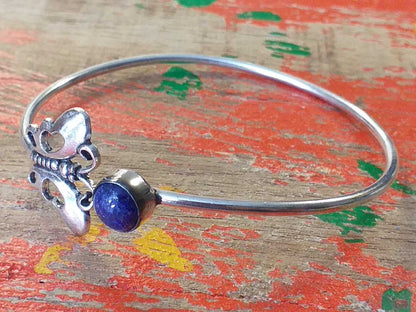 Butterfly Stone Bangle