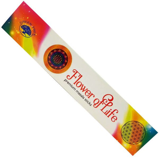 Green Tree Flower of Life Incense