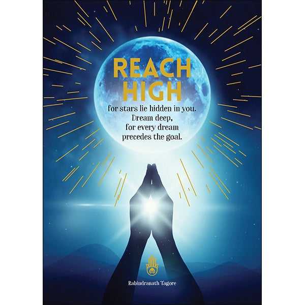 Reach high for the stars. Card