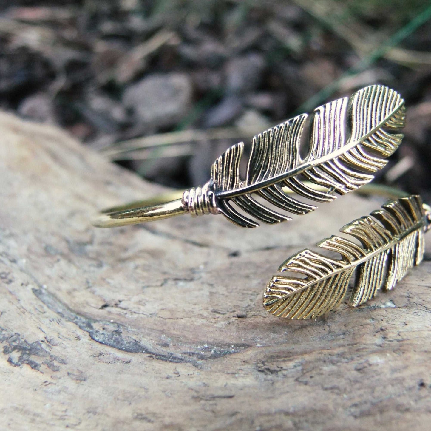 Two Feather Bangle