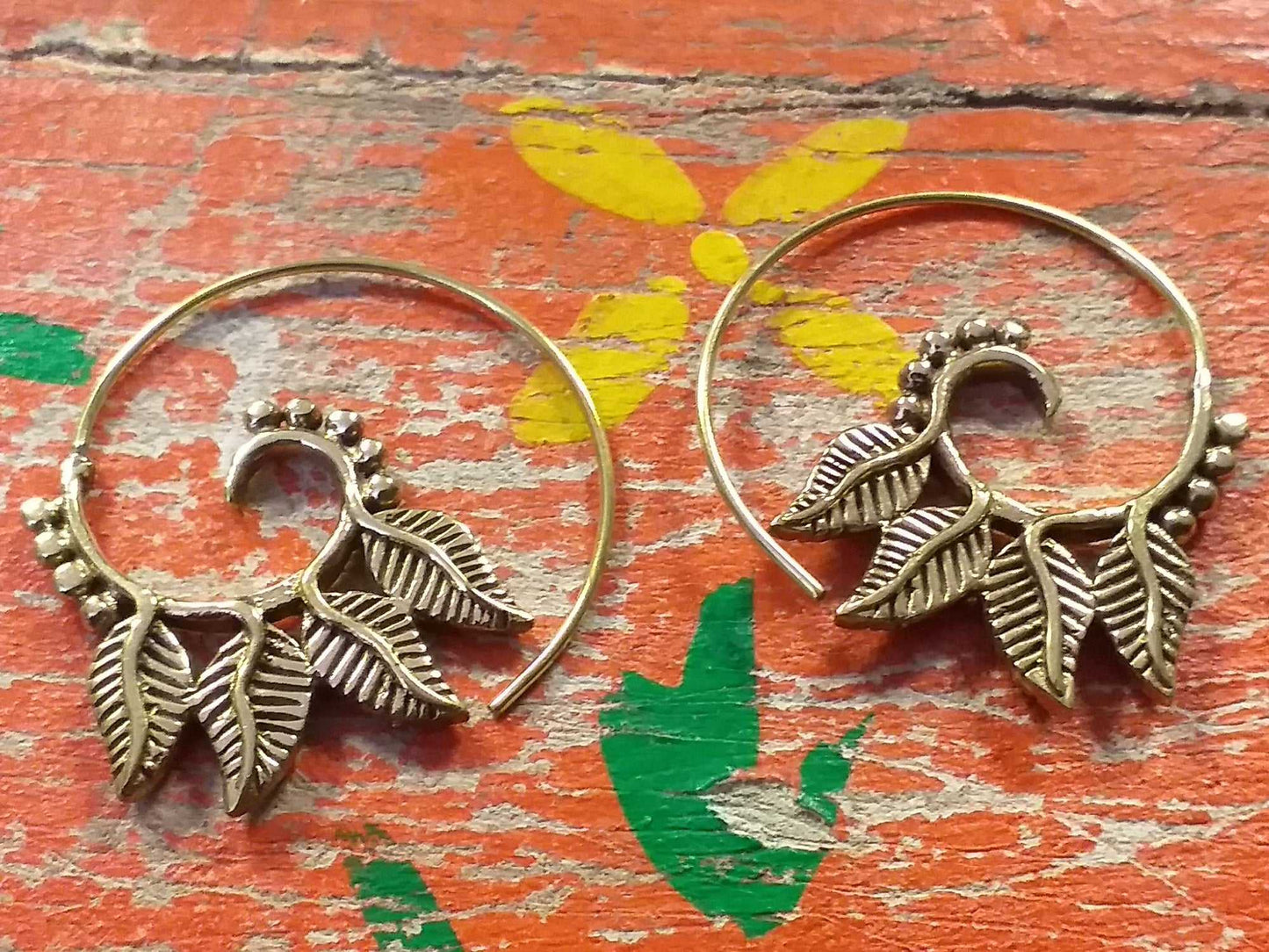 Four Feathers Earrings