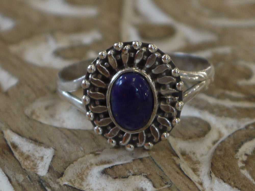 Oval Sterling Jaipur Ring