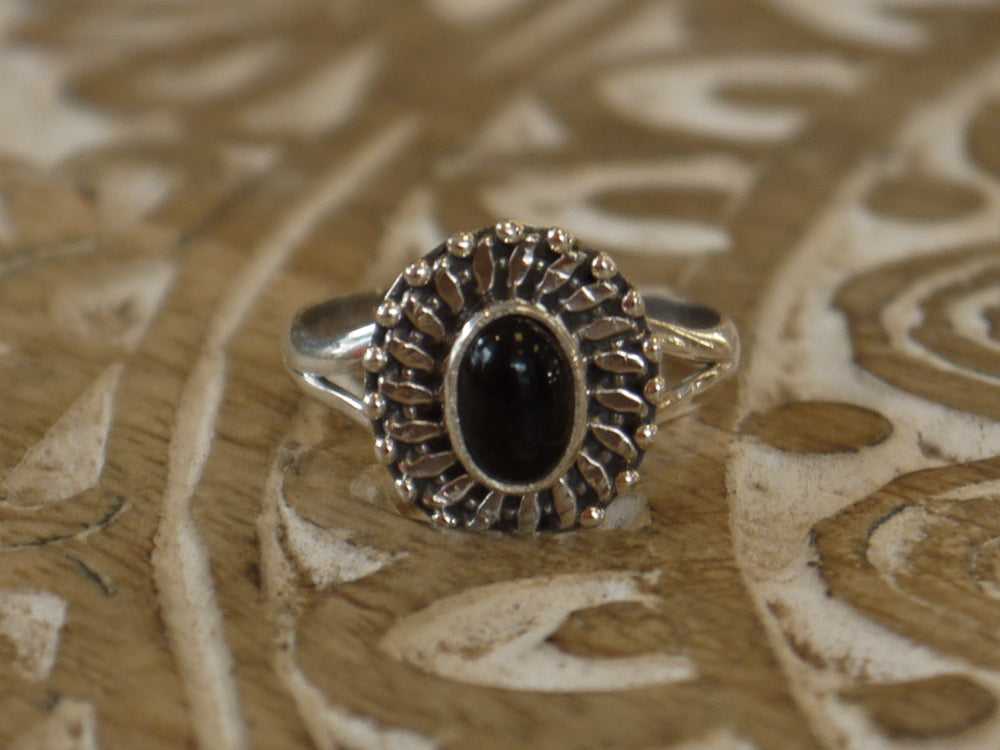 Oval Sterling Jaipur Ring