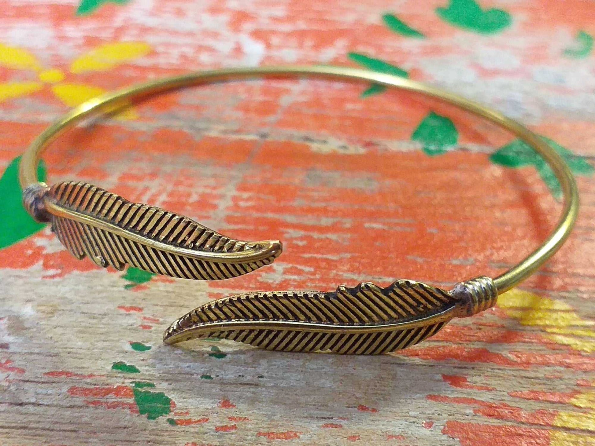 Two Fine Feather Bangle
